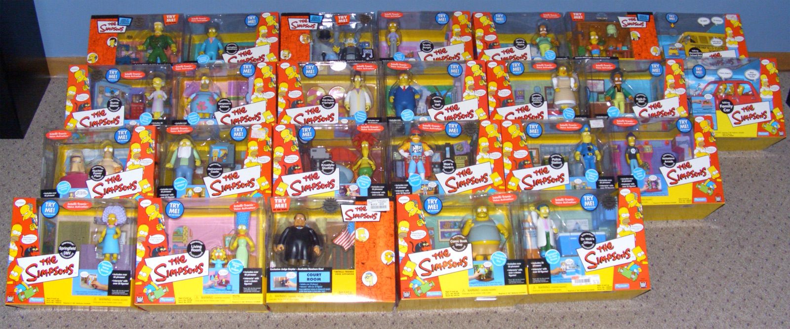 the simpsons figures collection