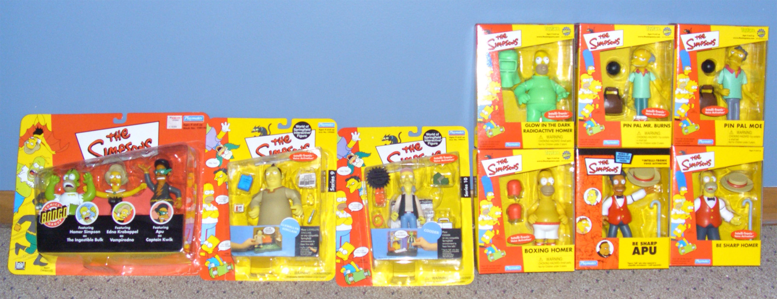 the simpsons figures collection