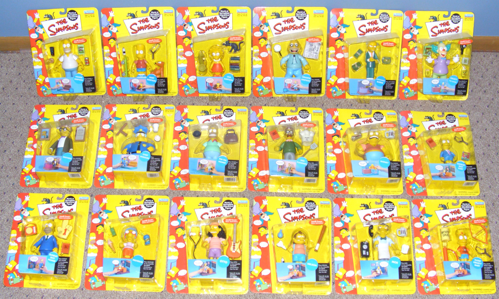 the simpsons figures collection